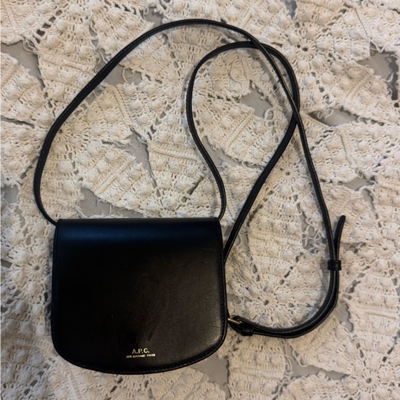 A.P.C. Mini Black Crossbody Bag - Picture 5 of 7